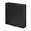 GoodHome Imandra Matt Black Double Wall cabinet (W)600mm (H)600mm