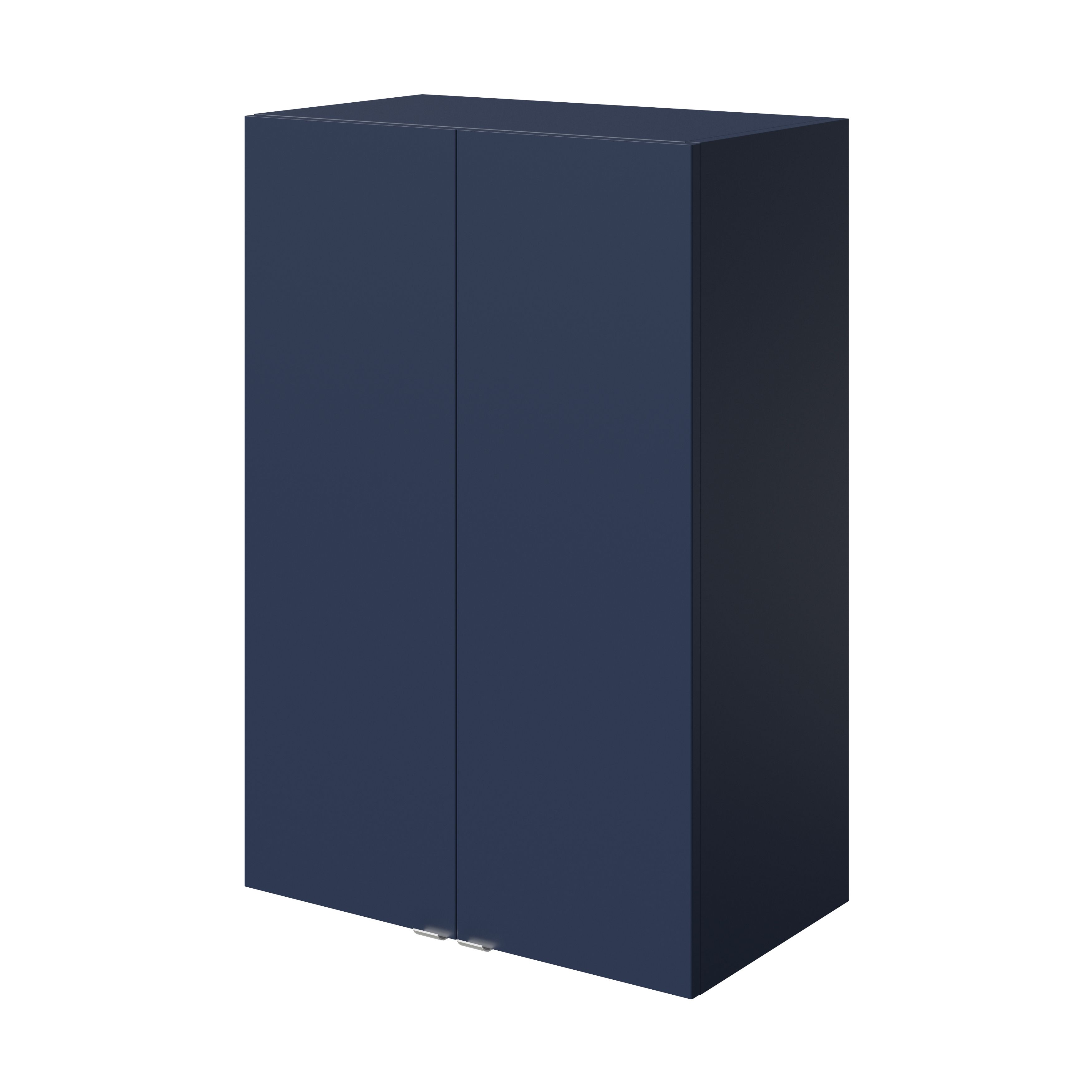 GoodHome Imandra Matt Blue Double Deep Wall (W)600mm (H)900mm
