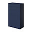 GoodHome Imandra Matt Blue Freestanding Toilet cabinet (H)840mm (W)500mm
