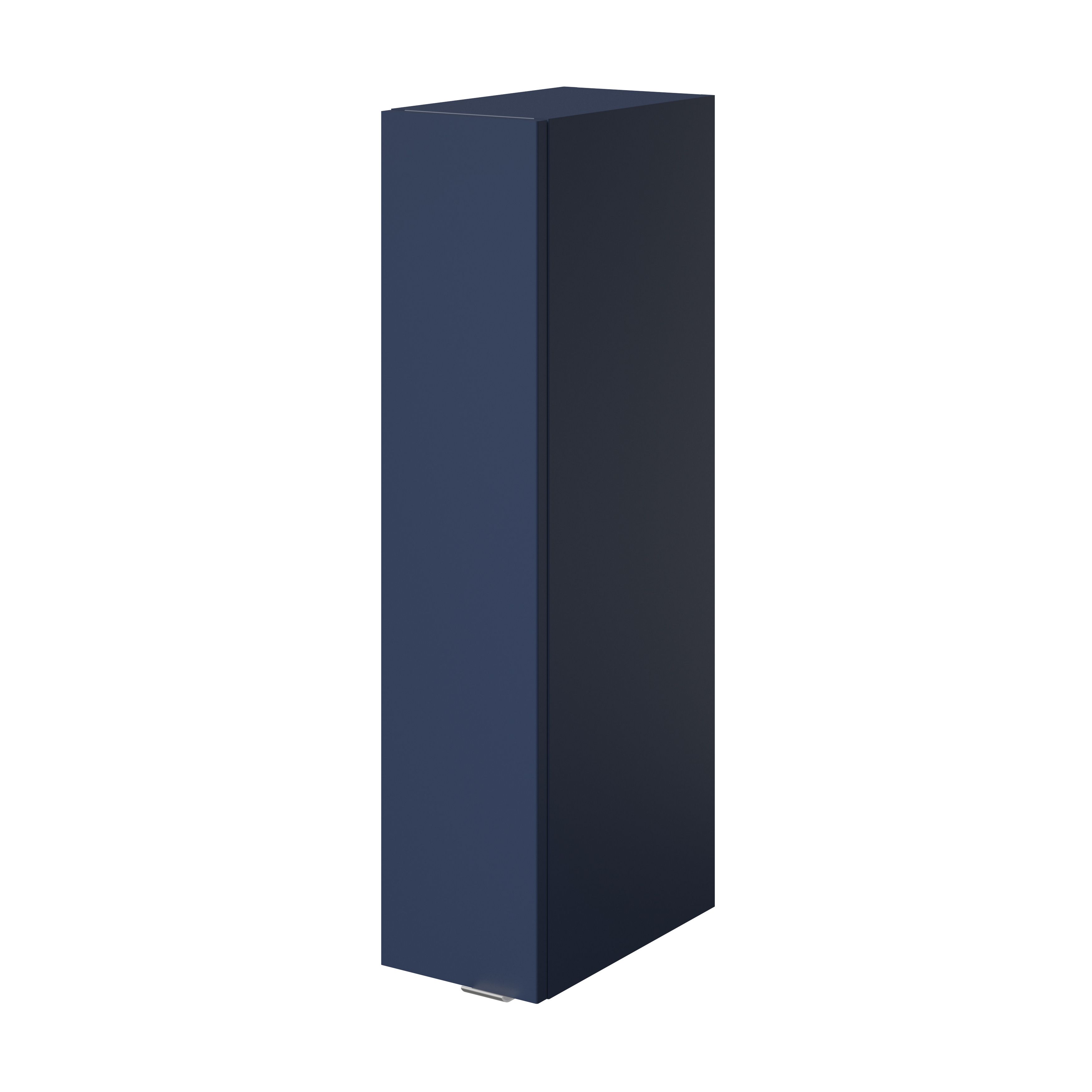 GoodHome Imandra Matt Blue Single Deep Wall cabinet (W)200mm (H)900mm