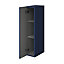 GoodHome Imandra Matt Blue Single Deep Wall cabinet (W)200mm (H)900mm