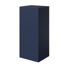 GoodHome Imandra Matt Blue Single Deep Wall cabinet (W)400mm (H)900mm