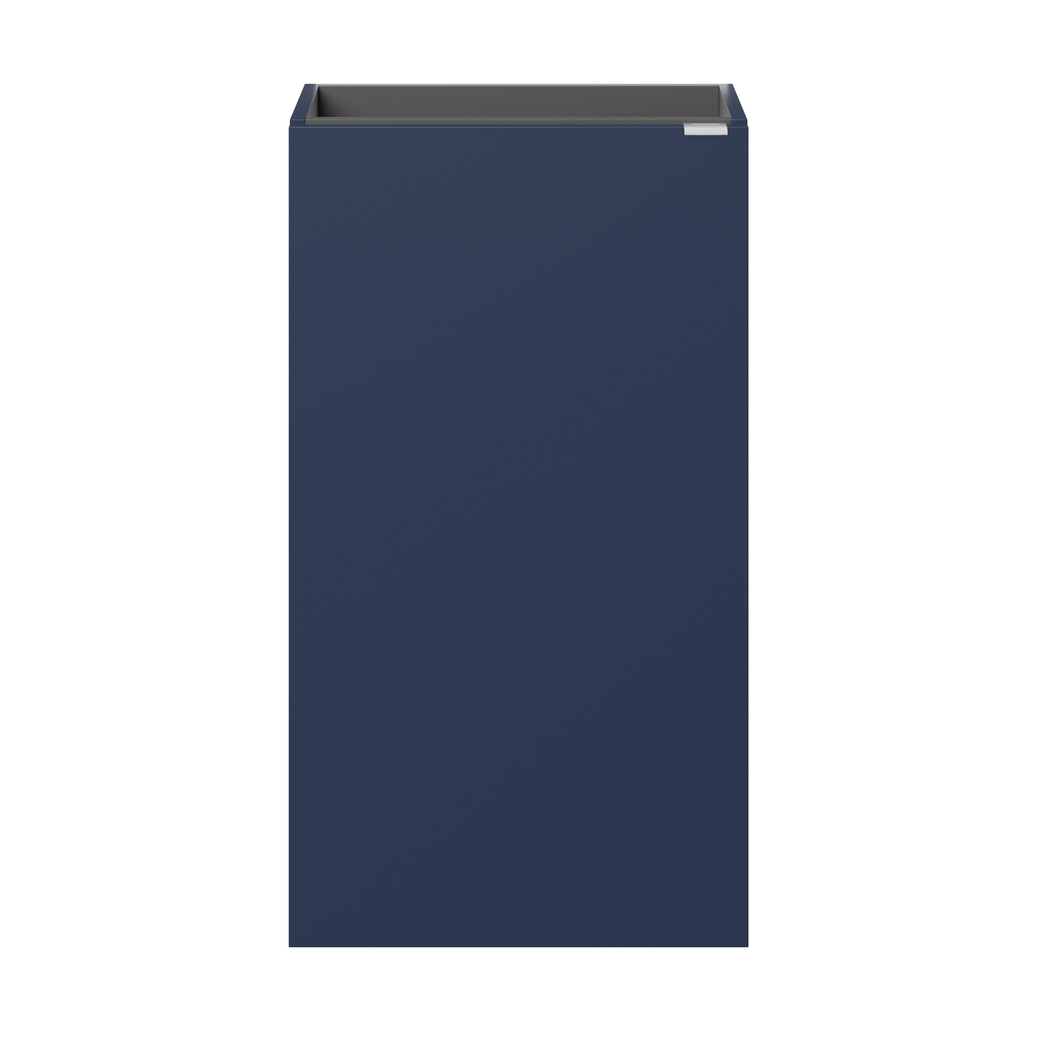 GoodHome Imandra Matt Blue Single Freestanding Bathroom Cloakroom unit (H) 790mm (W) 440mm