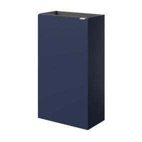 GoodHome Imandra Matt Blue Single Freestanding Bathroom Cloakroom unit (H)79cm (W)44cm