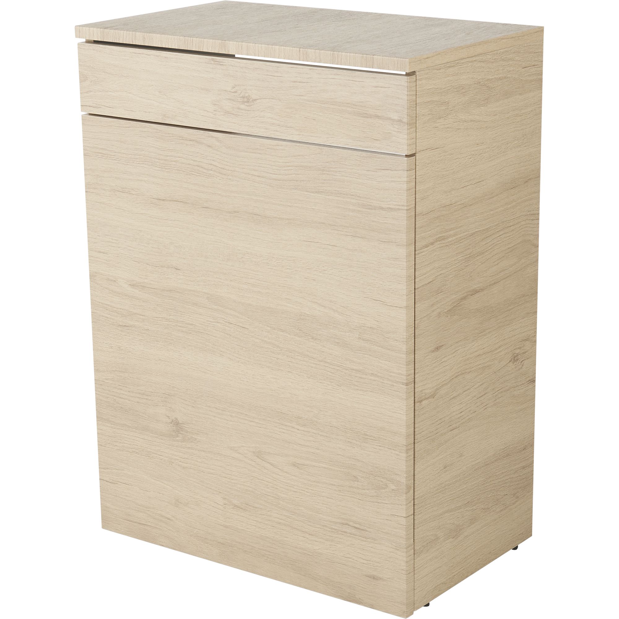 GoodHome Imandra Oak effect Freestanding Toilet cabinet (H)820mm (W)600mm