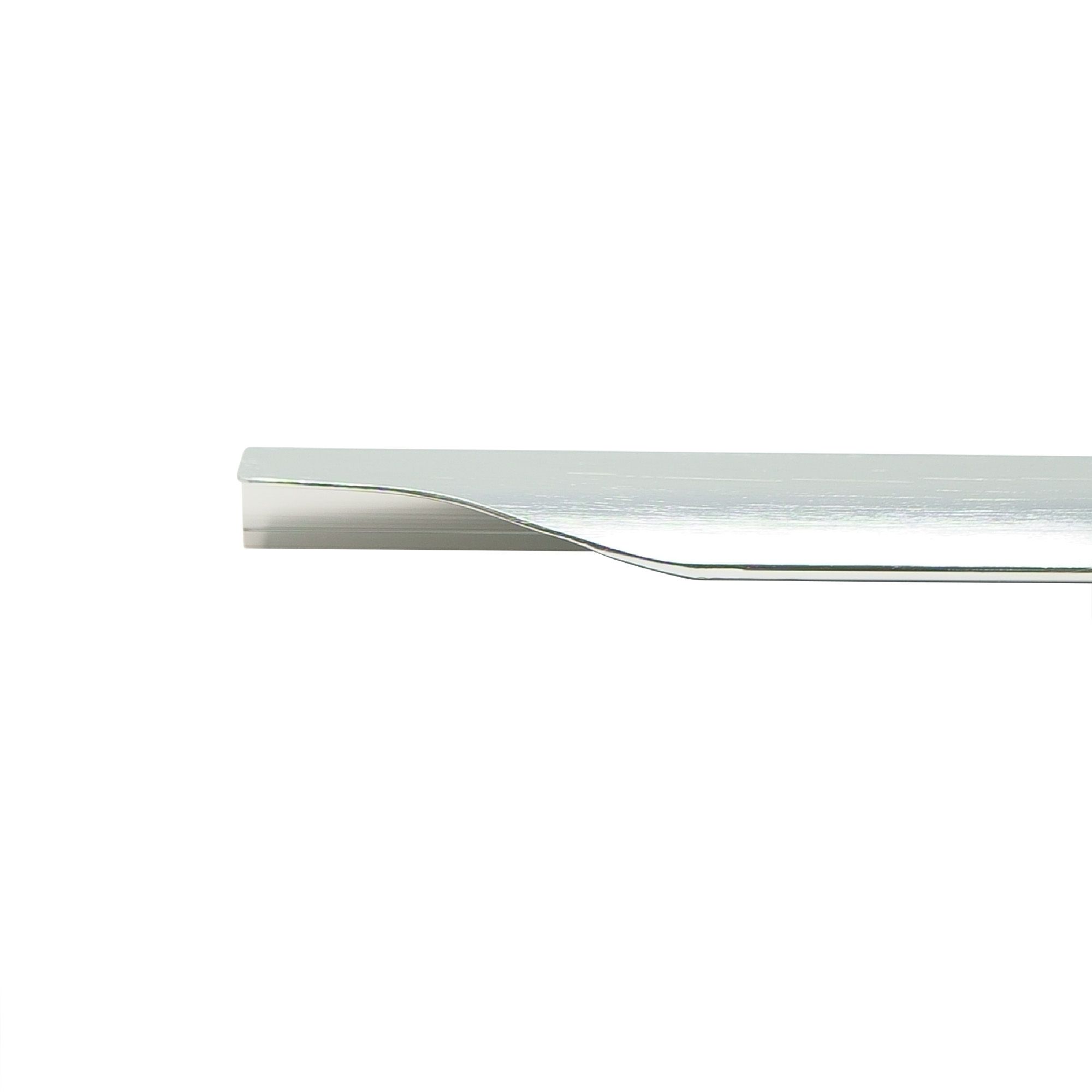 GoodHome Imandra Silver effect Bathroom Handle (L)100cm, Set of 2