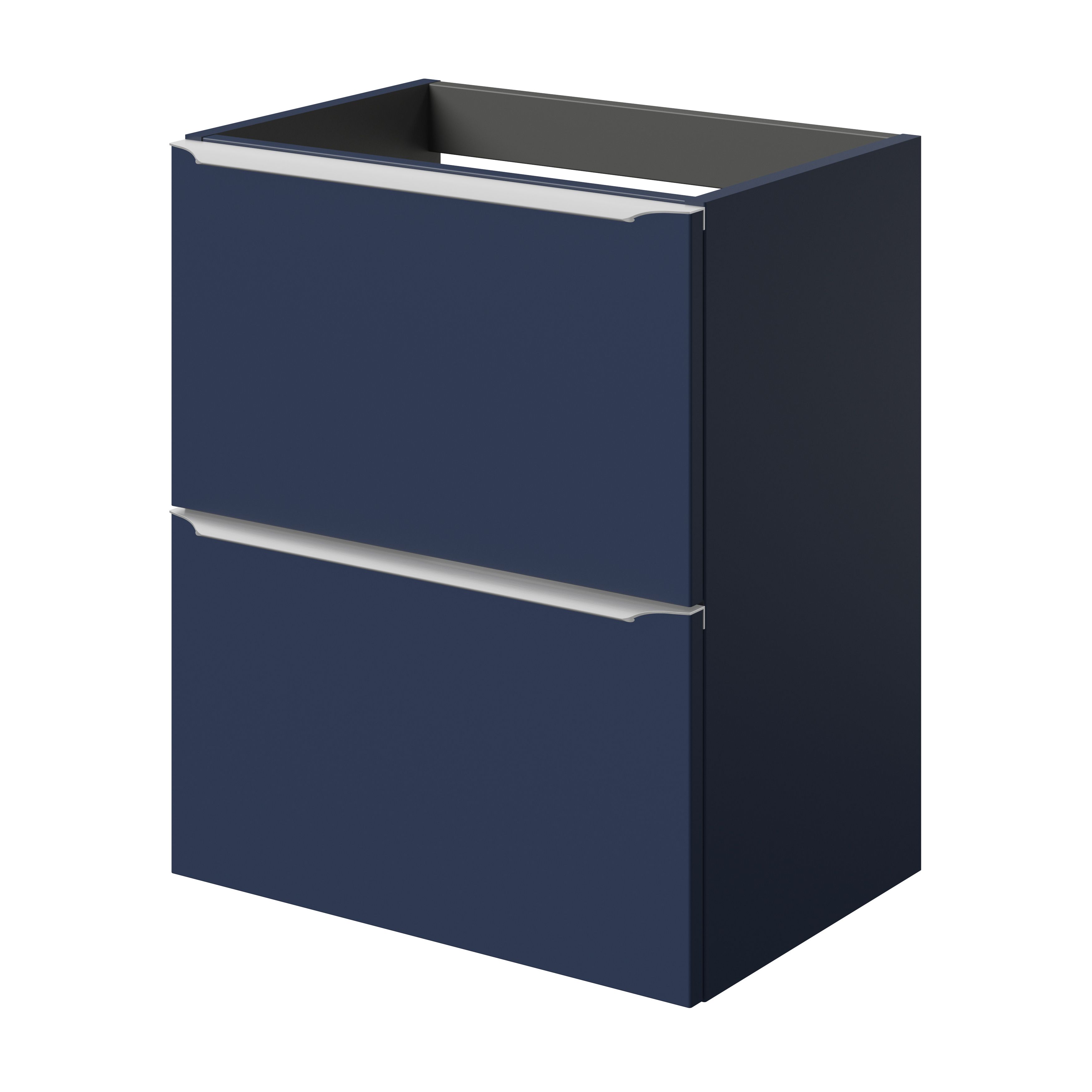 GoodHome Imandra Slimline Matt Blue Wall-mounted Bathroom Cabinet (H ...