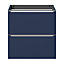 GoodHome Imandra Slimline Matt Blue Wall-mounted Bathroom Cabinet (H) 600mm (W) 600mm