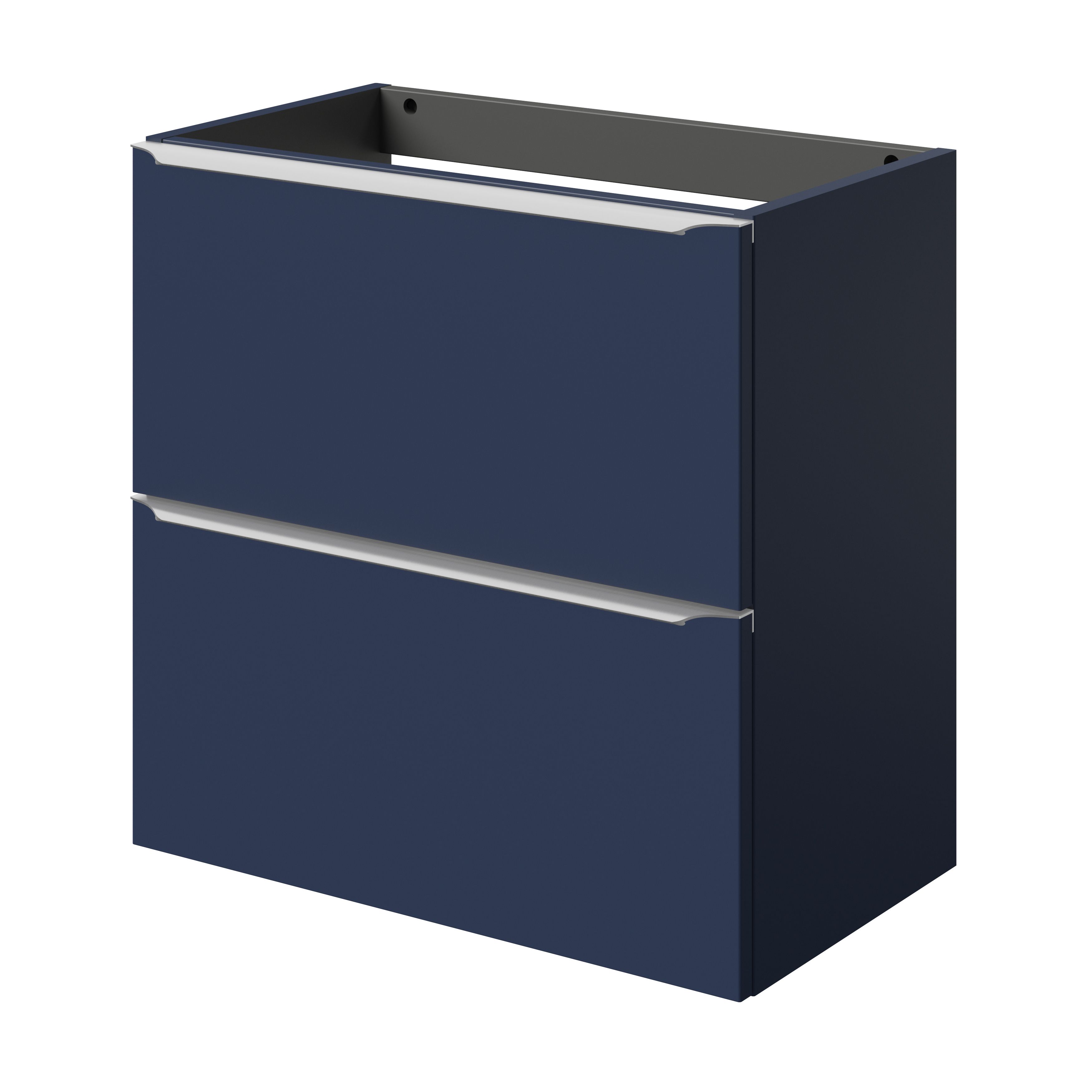 GoodHome Imandra Slimline Matt Blue Wall-mounted Bathroom Cabinet (H ...