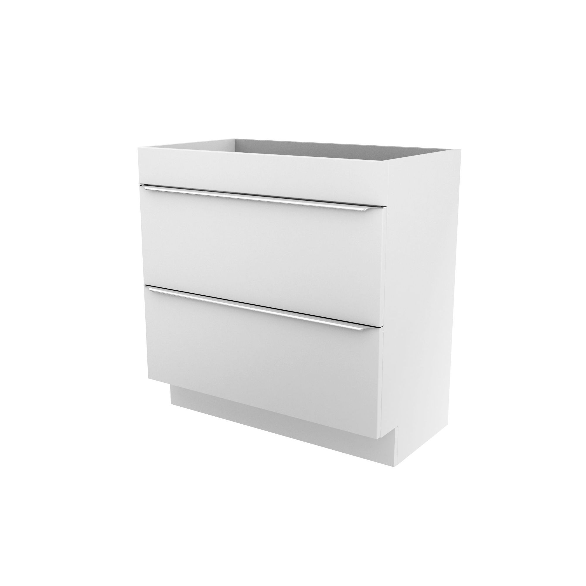 GoodHome Imandra White Freestanding Vanity unit & basin set - Includes Nira basin (W)804mm