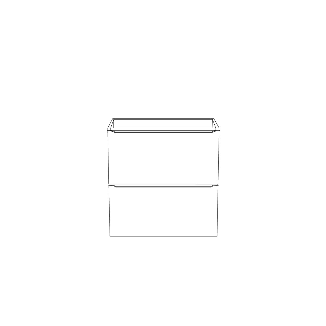 GoodHome Imandra White Wall-mounted Vanity unit & basin set - Includes Nira basin (W)604mm