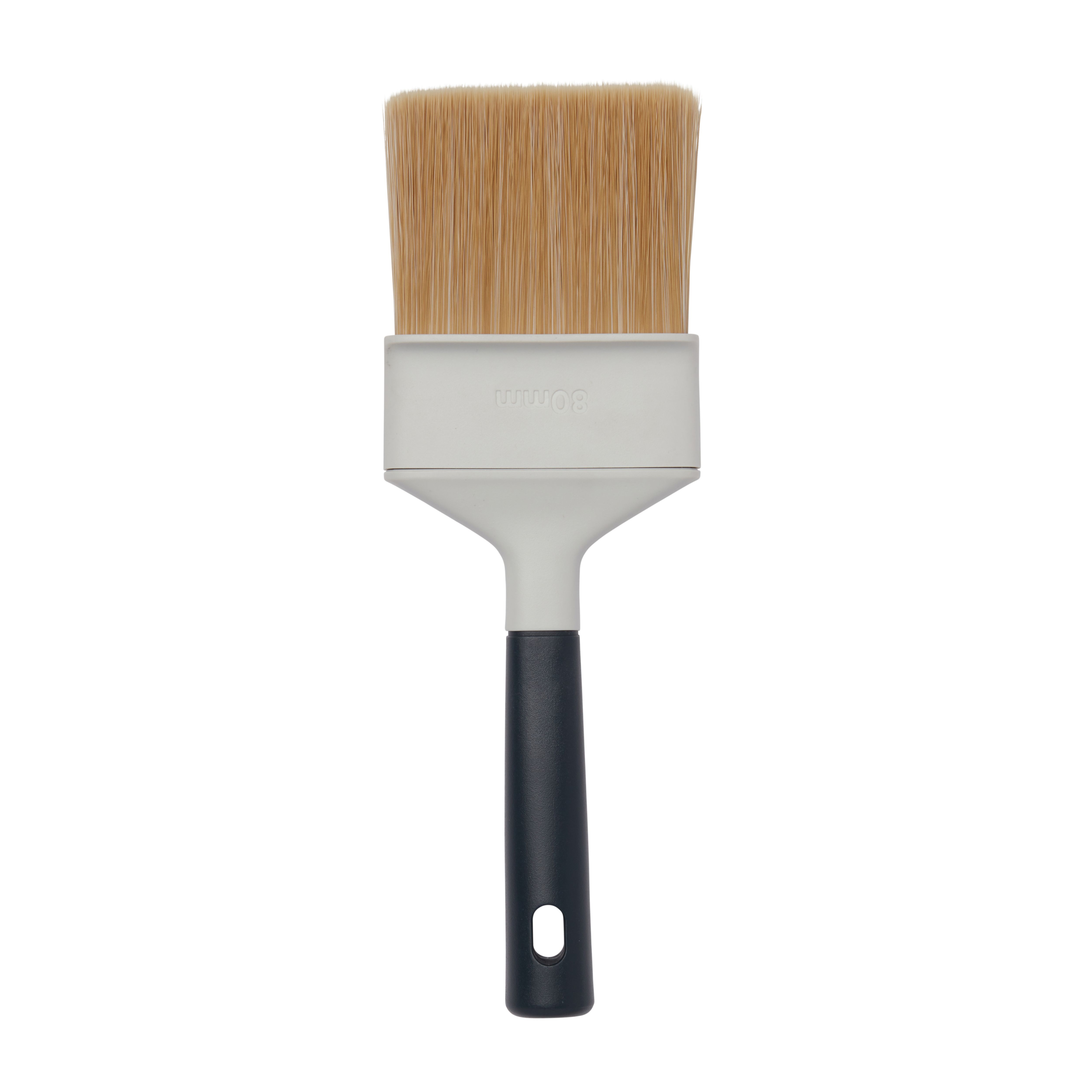 GoodHome Interior Fine filament tip Comfort Flat paint brush for multi-purpose use, (L) 248mm (W) 80mm