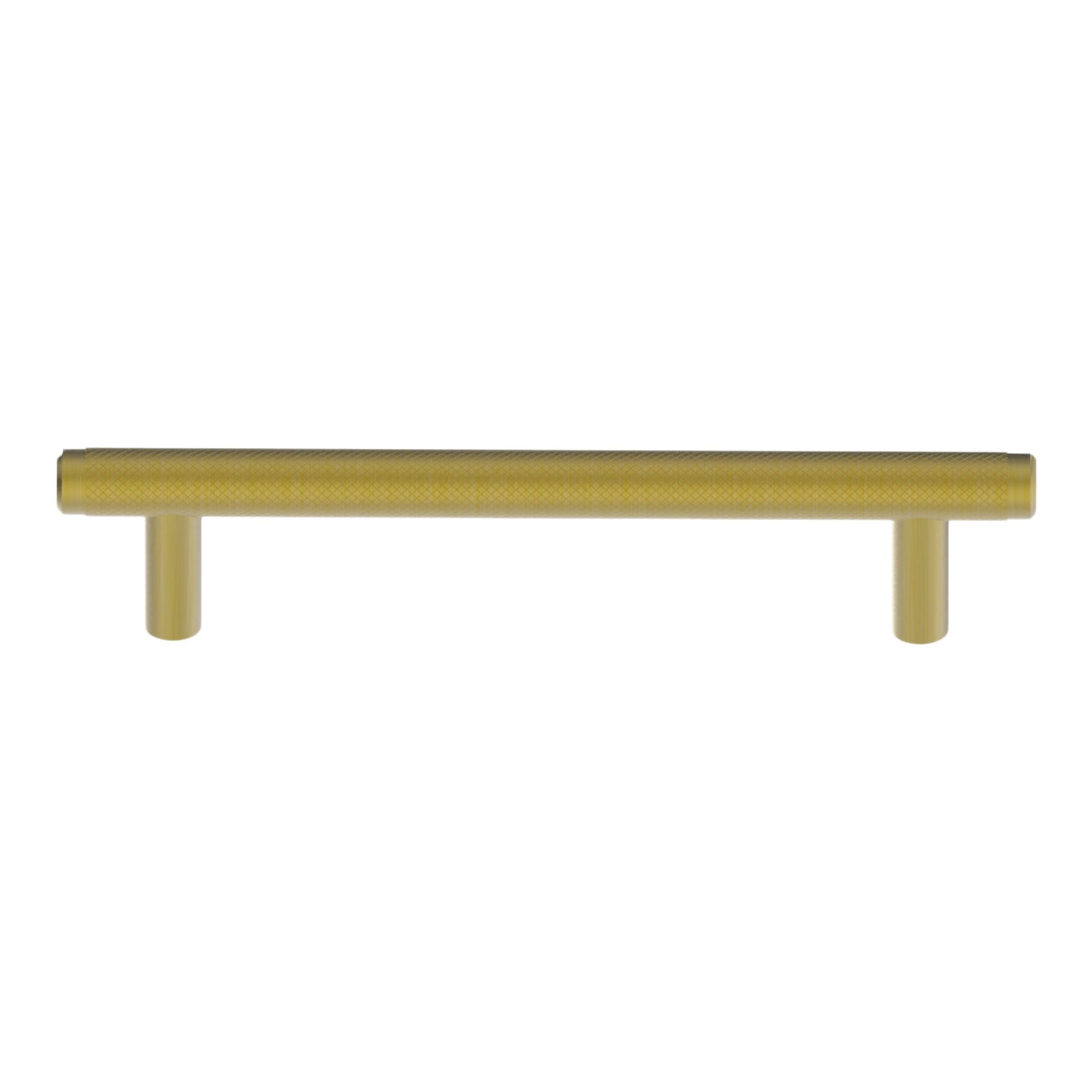 GoodHome Irus Brass effect Any room T-shaped Pull Handle, (L)168mm x (D)35mm, Pack of 2