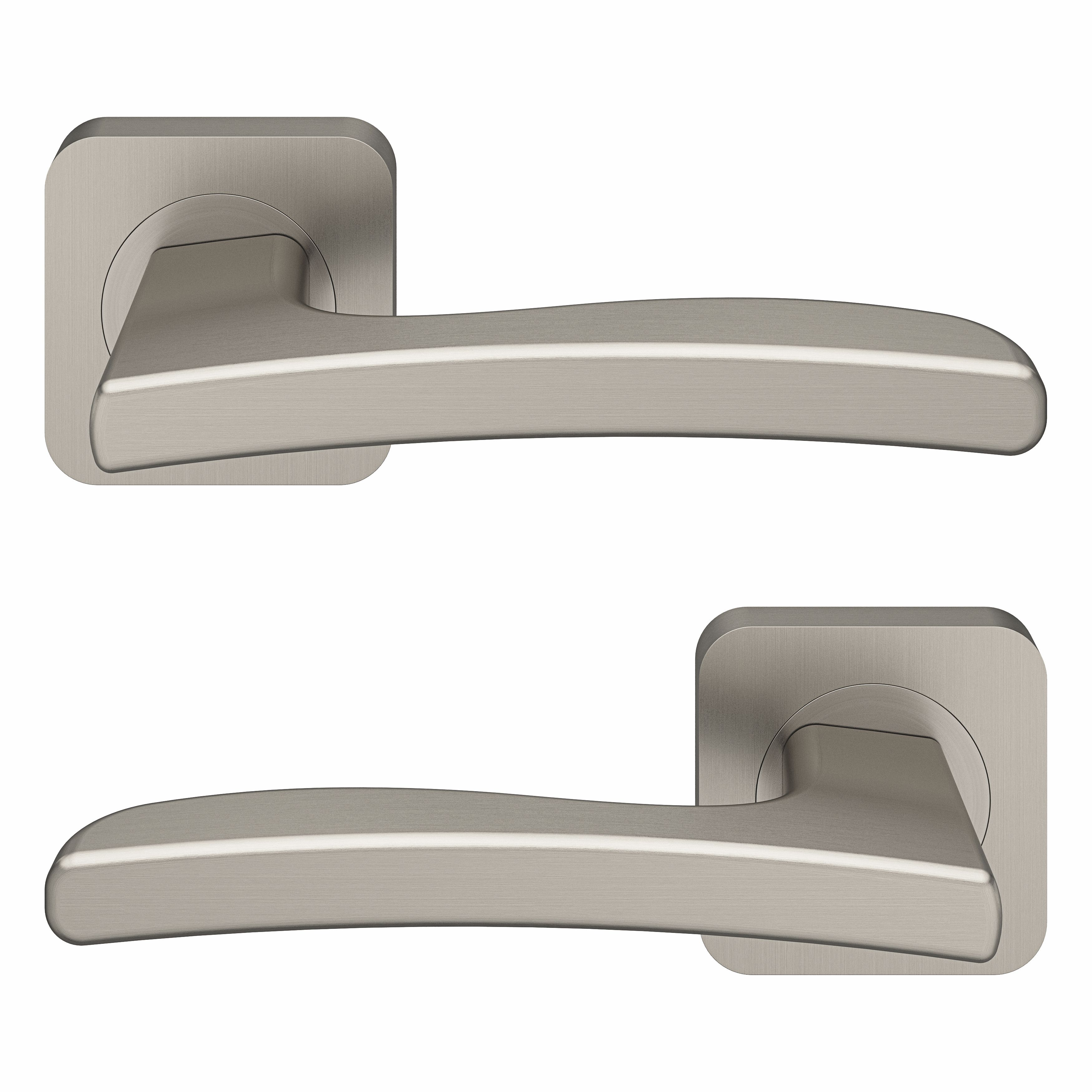 Goodhome Irvil Brushed Brass Effect Round Latch Door Handle L1265mm Pair Of 2 Diy At Bandq 9706