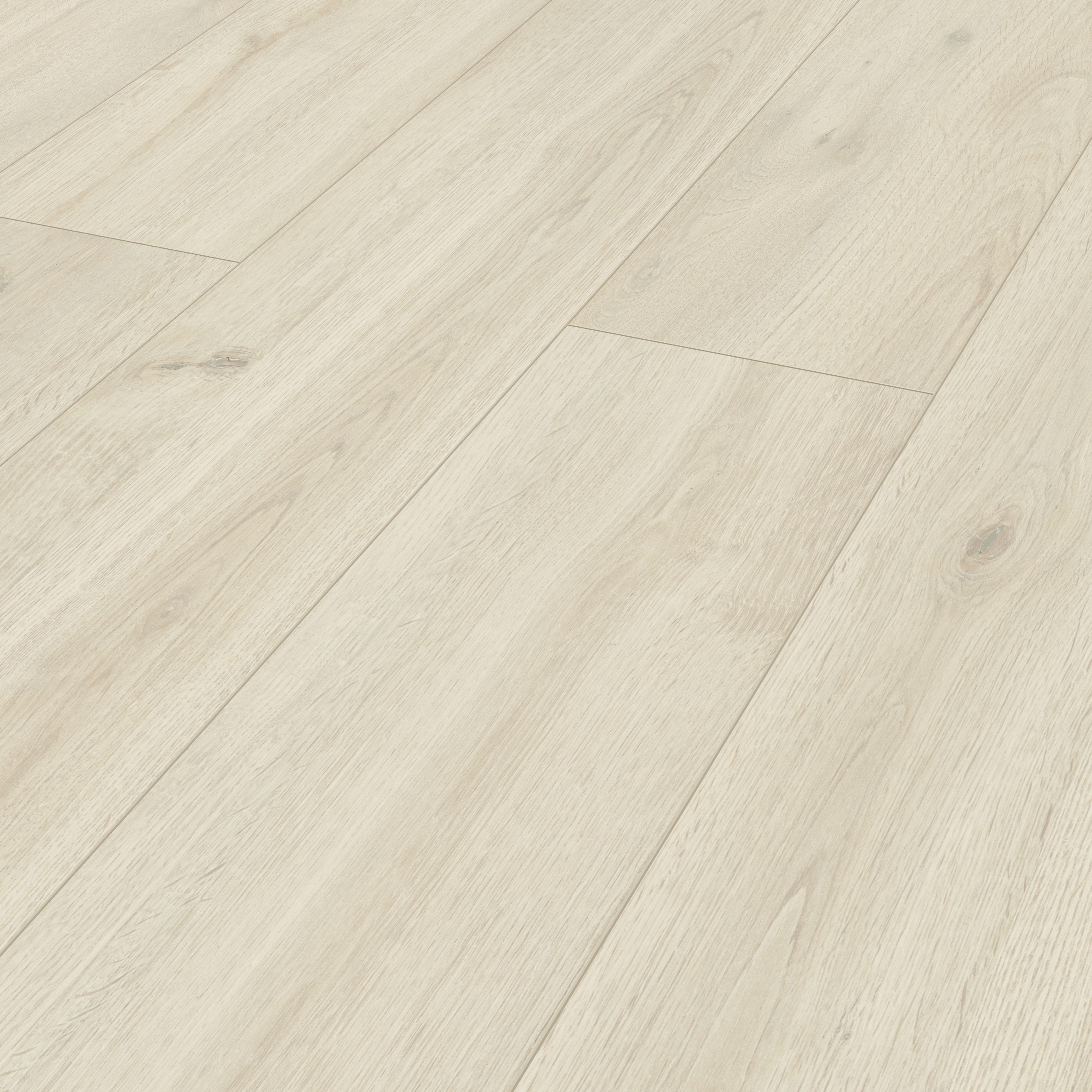 GoodHome Italo White Bleached Oak effect Textured Click vinyl Planks, 2.36m²