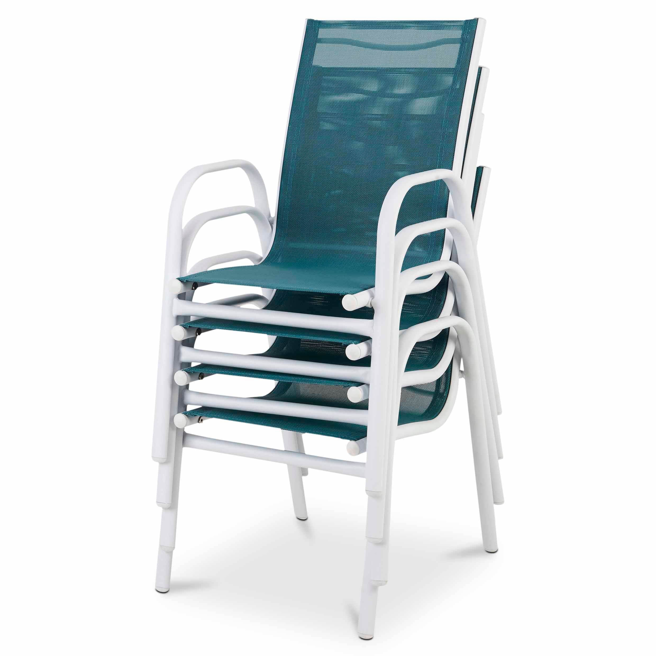 GoodHome Janeiro Metal Turquoise White Kids Armchair DIY at B Q