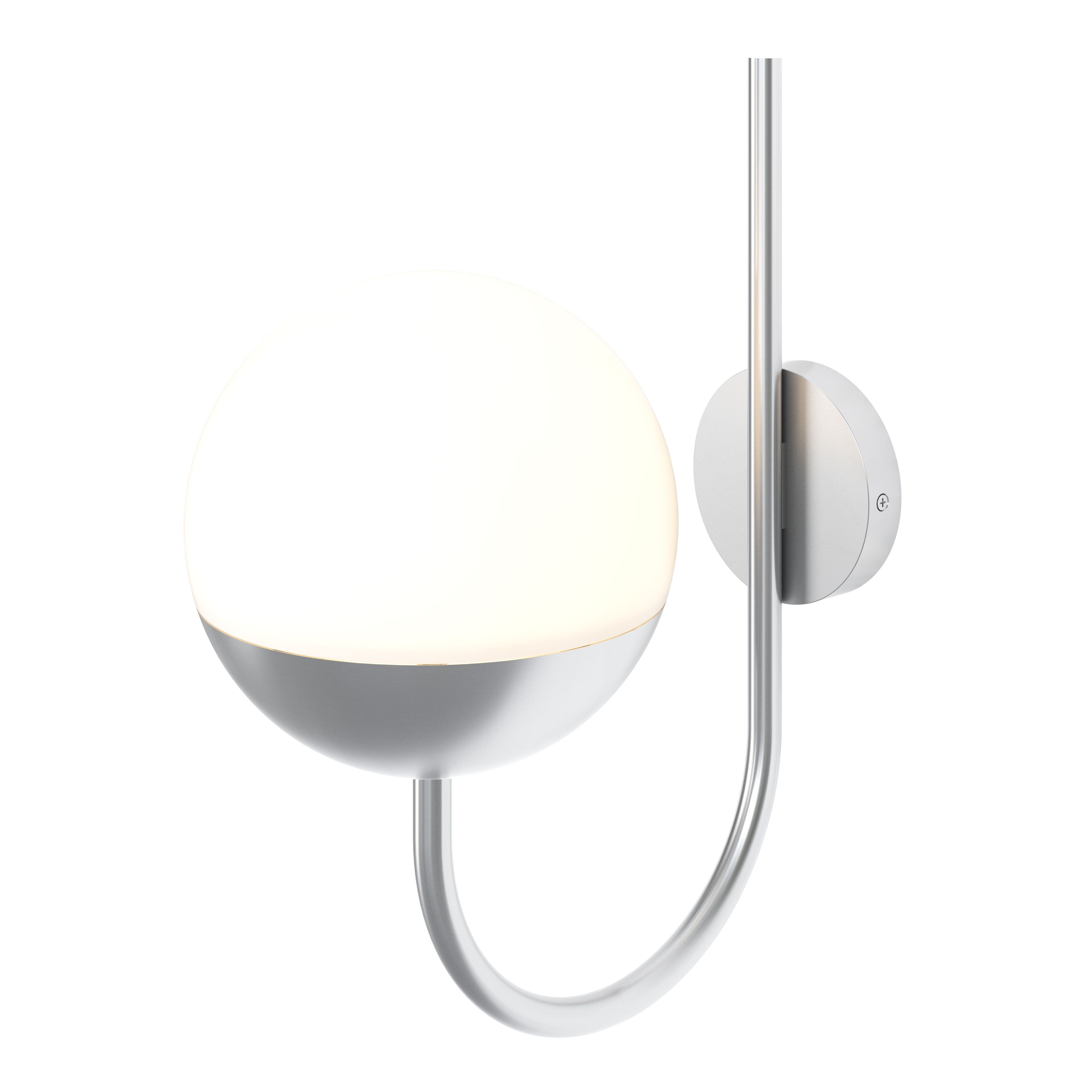 GoodHome Jarrow Fixed Stainless steel Mains-powered Outdoor Wall light (Dia)20.5cm