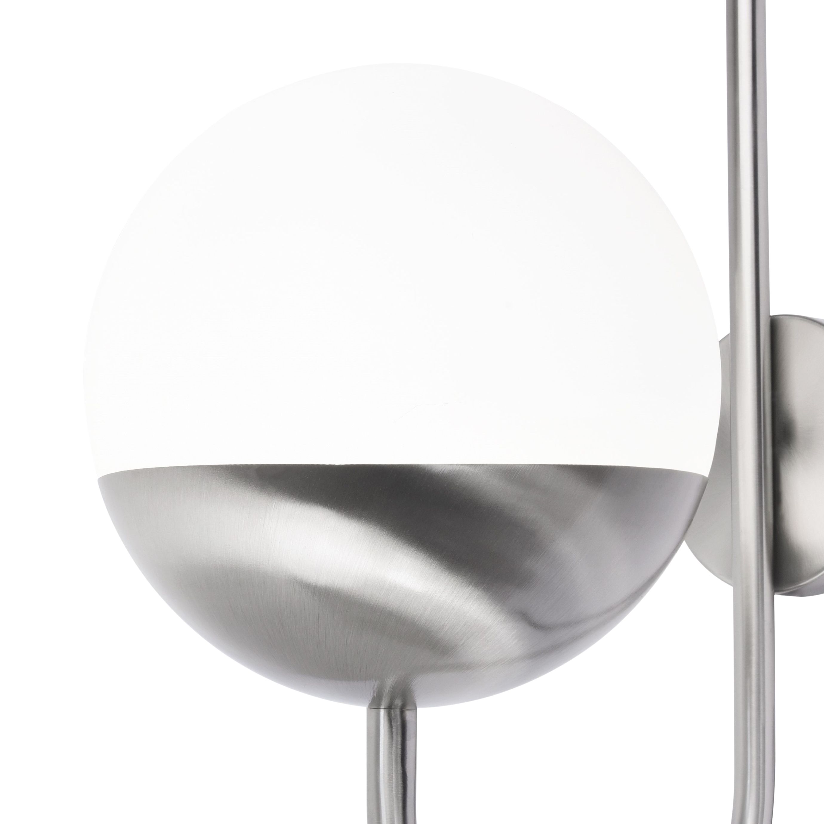 GoodHome Jarrow Fixed Stainless steel Mains-powered Outdoor Wall light (Dia)20.5cm