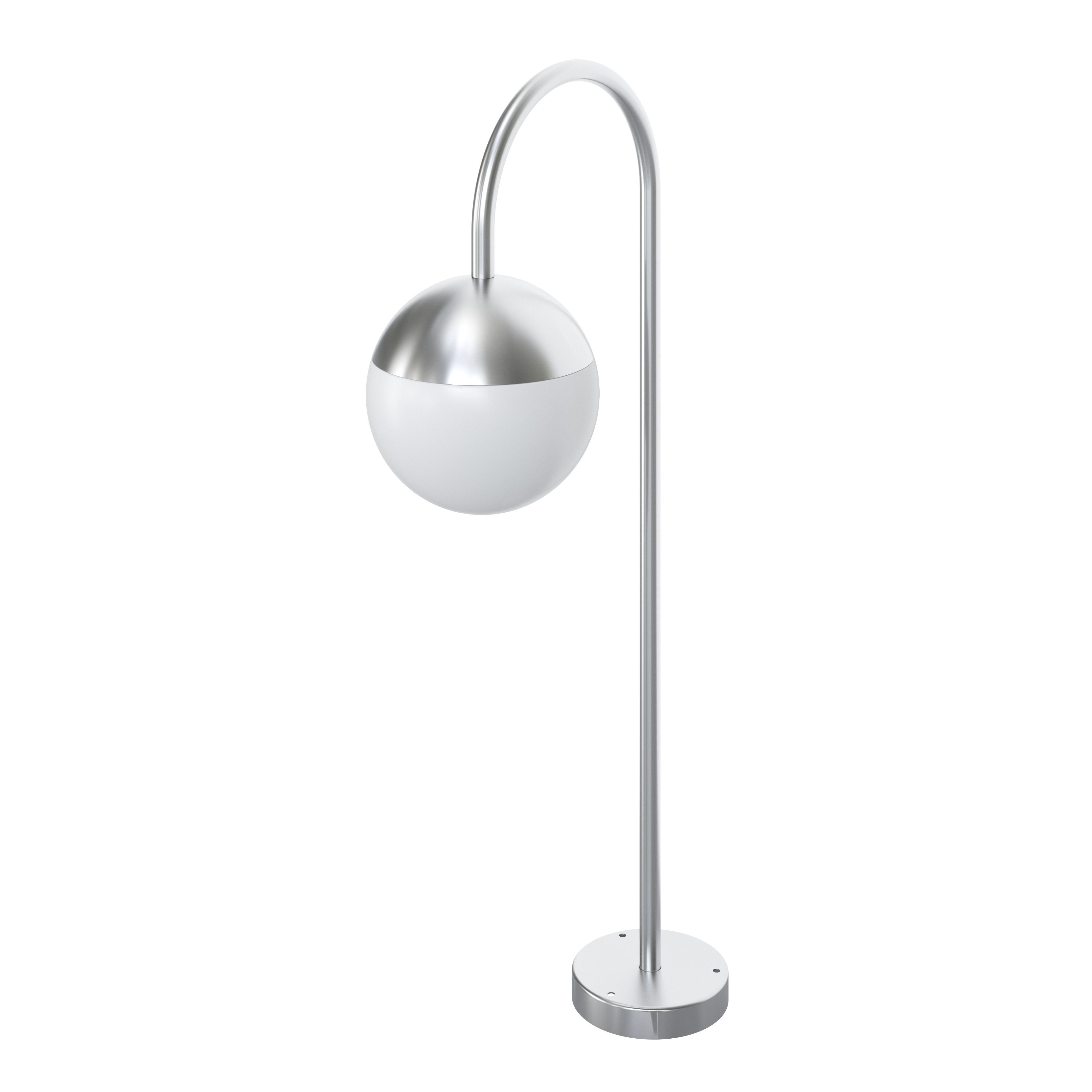 GoodHome Jarrow Stainless steel Mains-powered 1 lamp Outdoor Post light (H)700mm