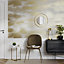GoodHome Jasper Natural Metallic effect Textured Wallpaper
