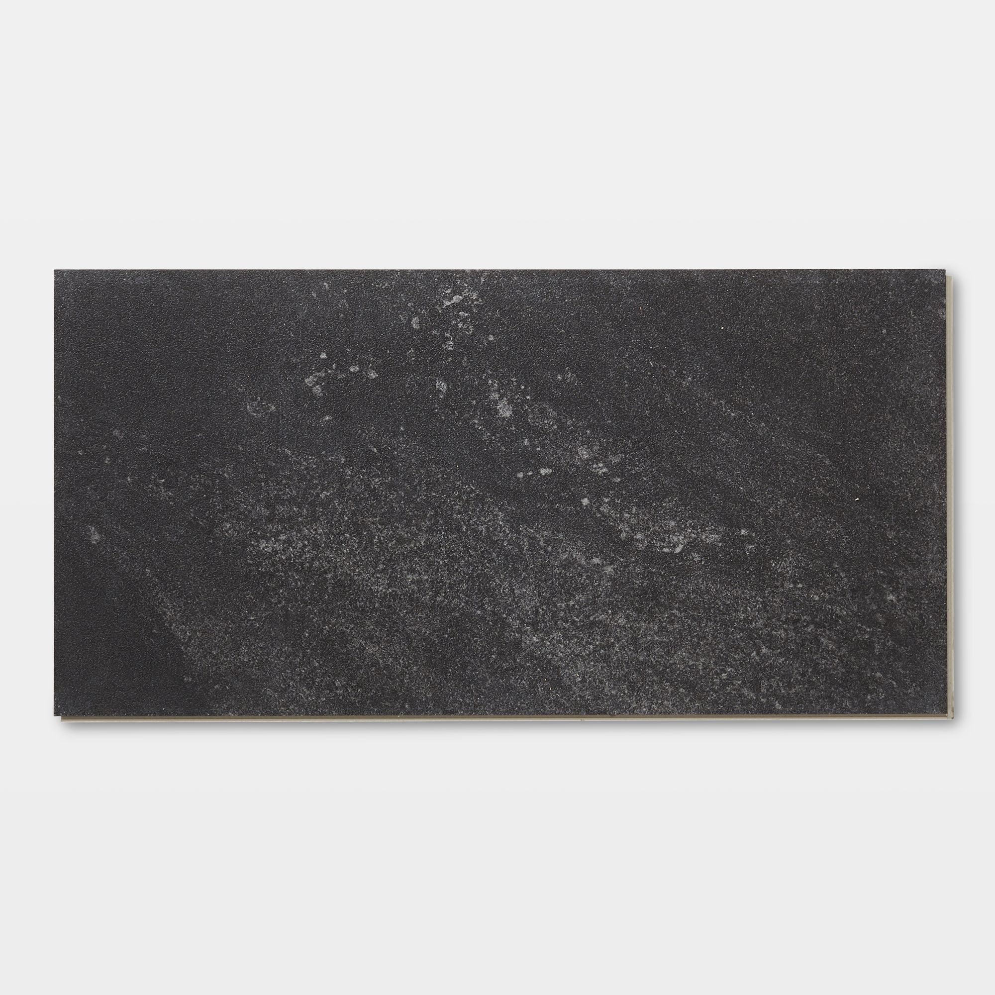 GoodHome Jazy Charcoal Tile effect Vinyl tile, 2.23m² Pack of 12