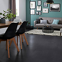 GoodHome Jazy Slate Tile effect Luxury vinyl click flooring, 2.23m² Pack