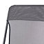 GoodHome Joline Metal Steel grey Foldable Deck Chair