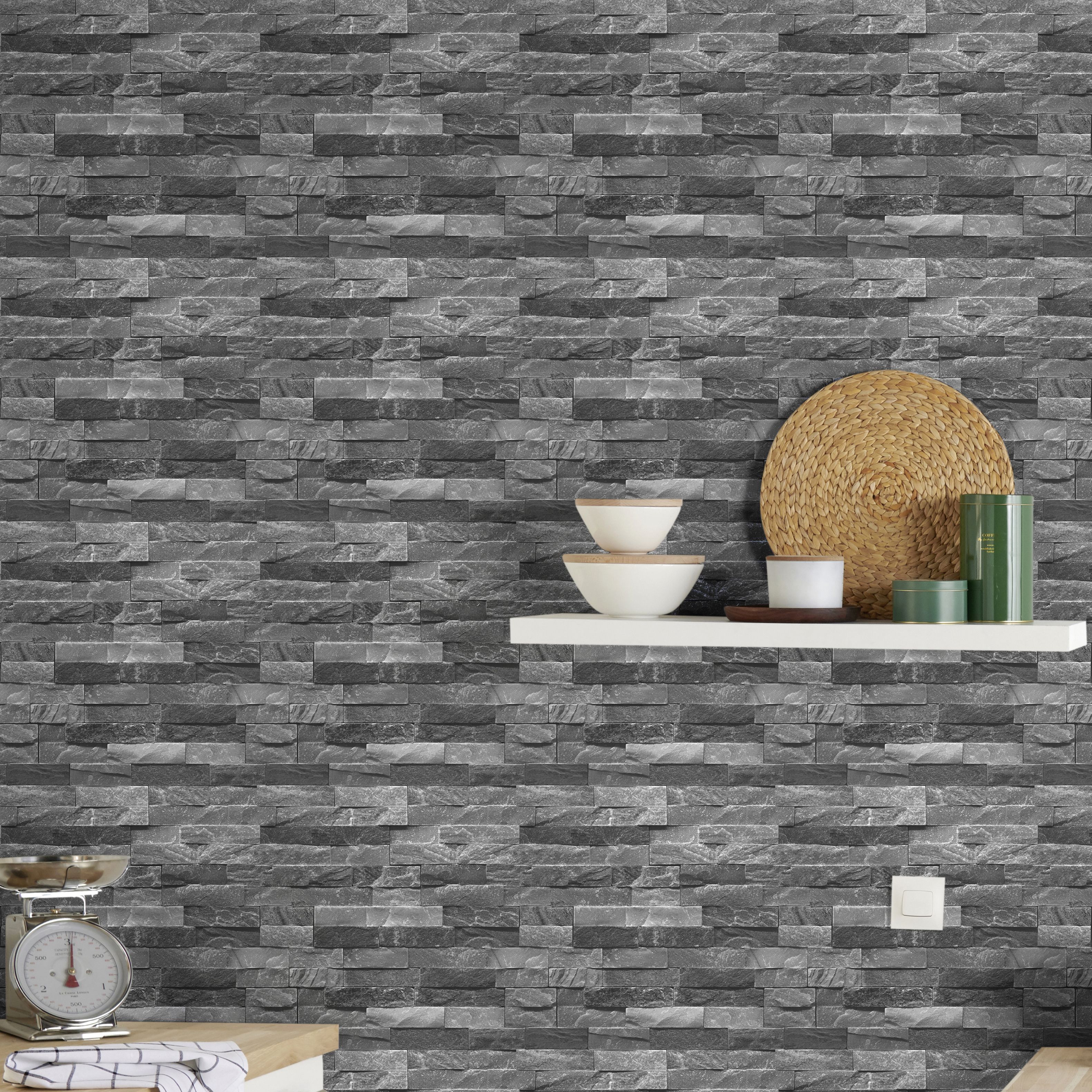 Brick deals wallpaper b&q