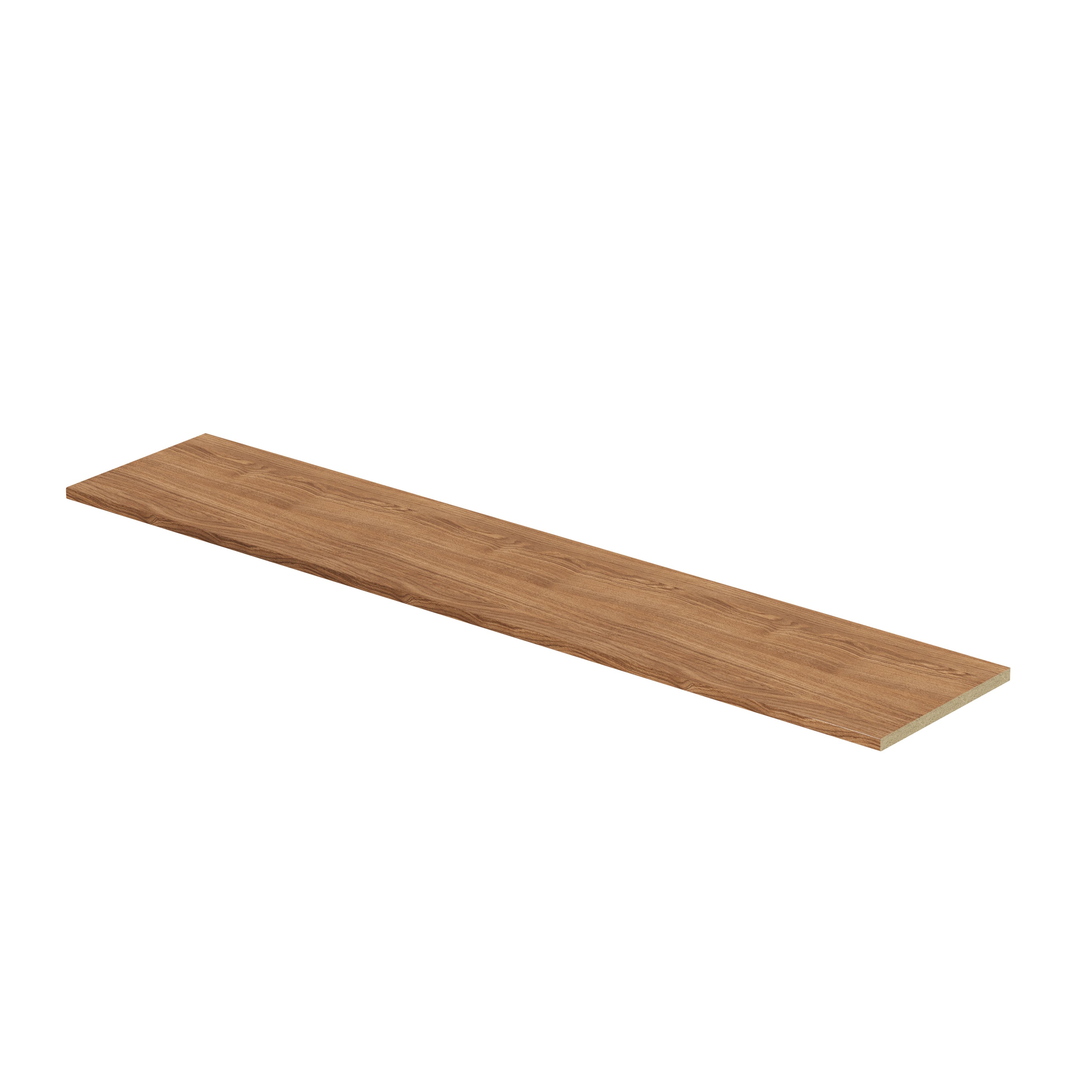 GoodHome Kabsa Warm Oak effect Laminate Post-formed edge Worktop, (L ...