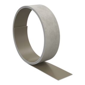 GoodHome Kala Concrete effect Grey Worktop edging tape, (L)3m (W)40mm
