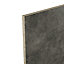 GoodHome KALA Dark grey Concrete effect Paper & resin Back panel, (H)1800mm (W)600mm (T)3mm