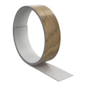 GoodHome Kala Edging matches the decor of the worktop Wood effect Honey oak Worktop edging tape, (L)3m (W)42mm