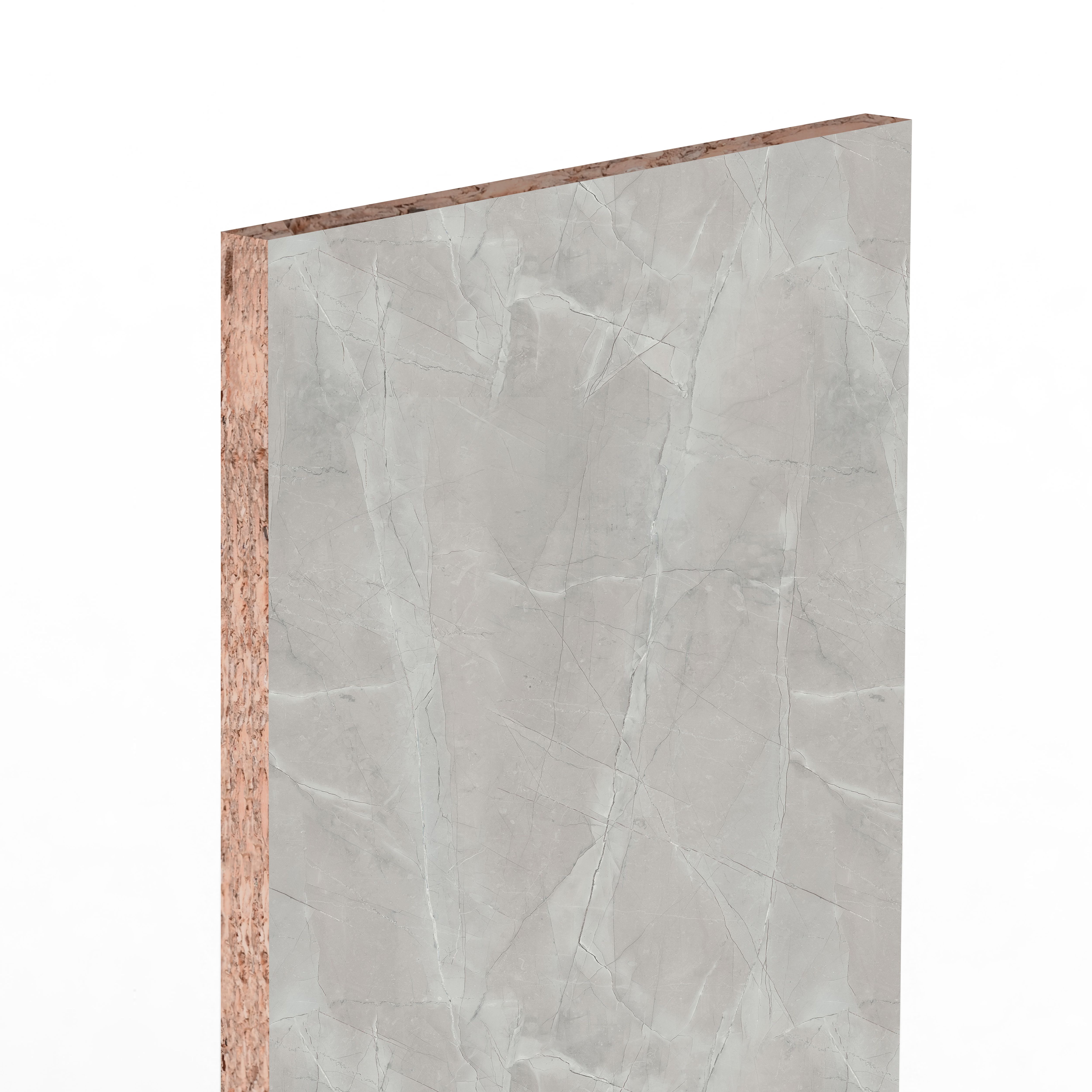GoodHome Kala Grey Pietra Laminate Splashback, (H)600mm (W)3000mm (T ...
