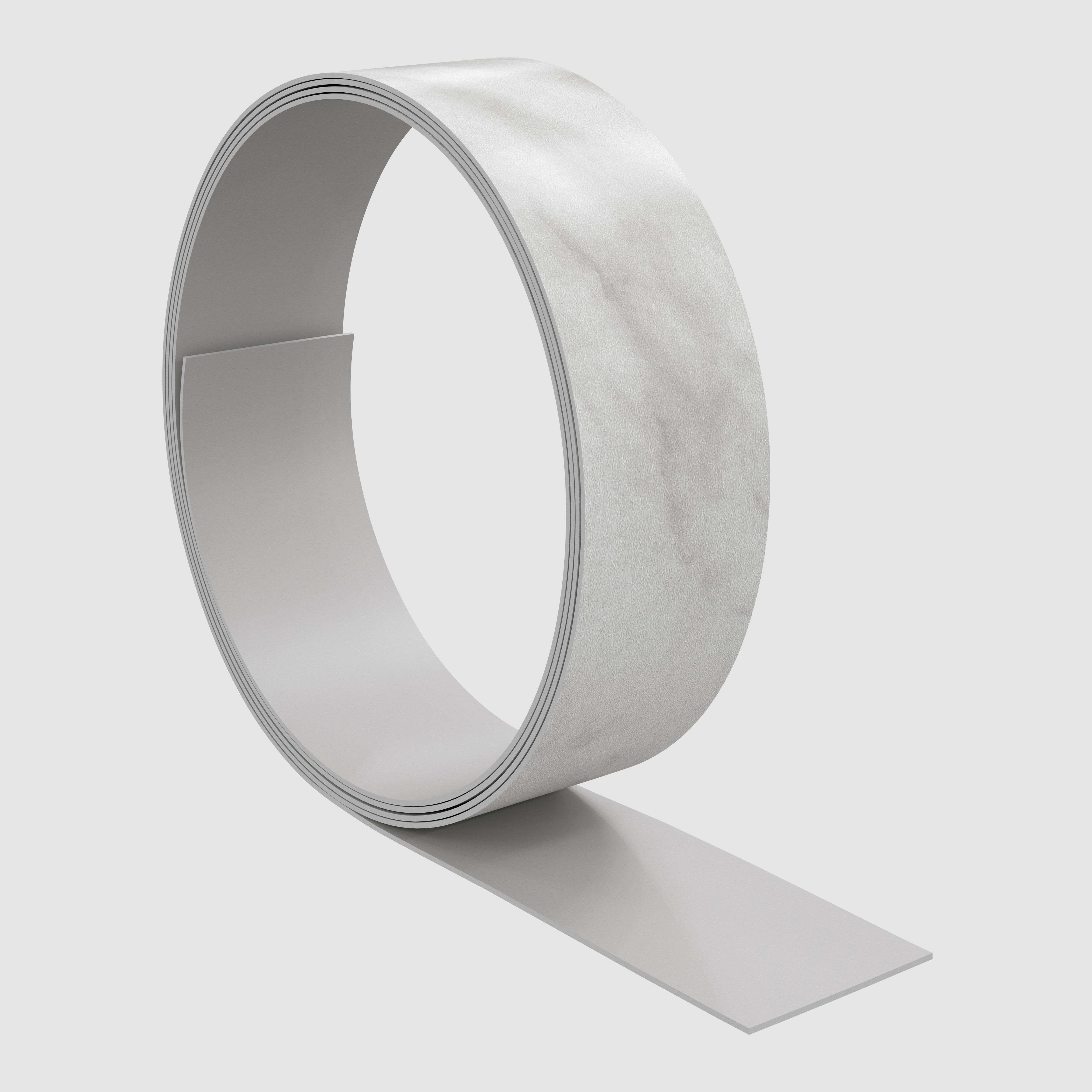 GoodHome Kala Marble Stone effect White Worktop edging tape, (L)3m (W)42mm