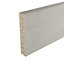 GoodHome Kala Matt Light grey Concrete effect Laminate & particle board Upstand (L)3000mm