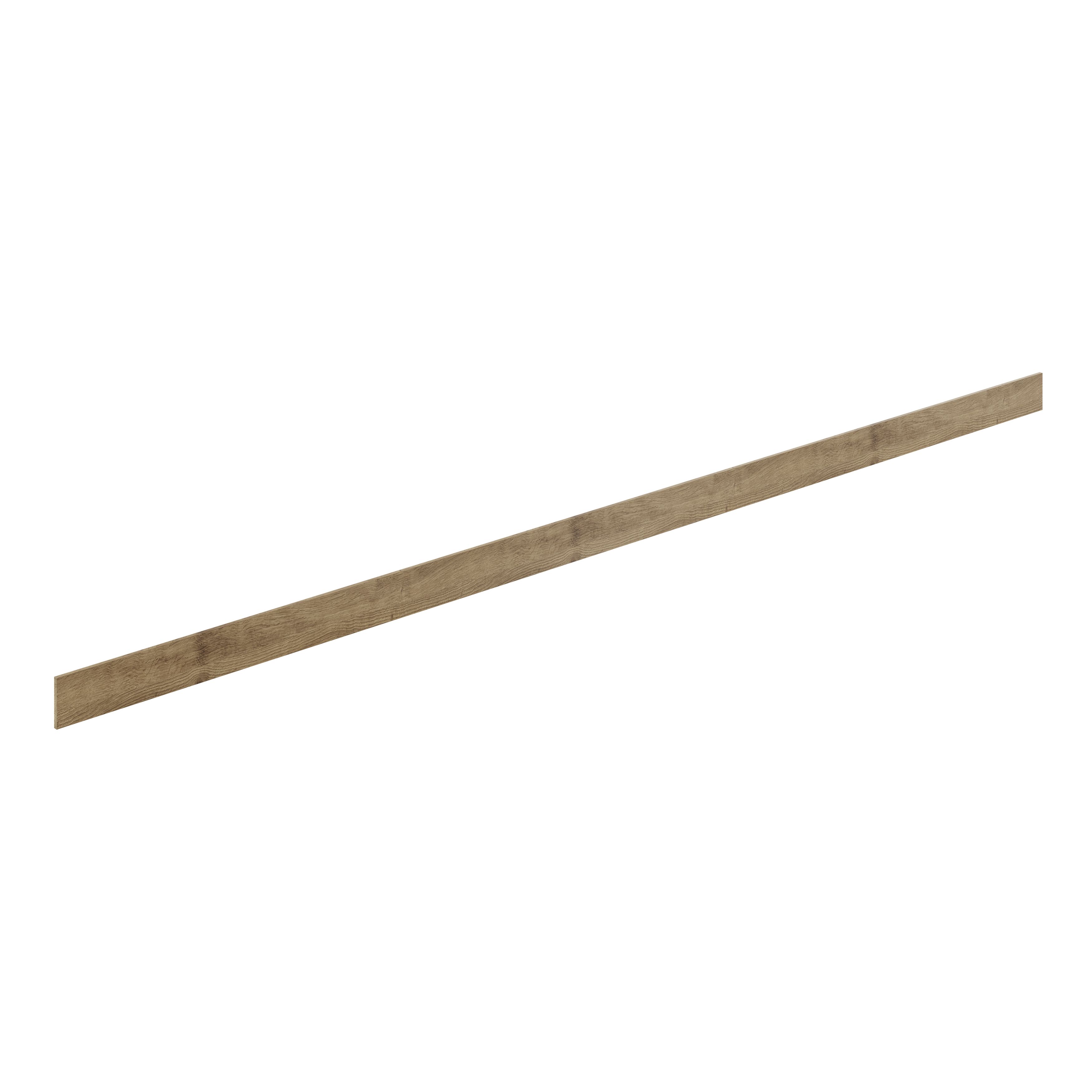 GoodHome Kala Matt Oak effect Laminate Kitchen Upstand (L)3000mm