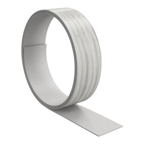 GoodHome Kala Oak effect White Worktop edging tape, (L)3m