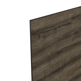 GoodHome Kala Rustic wood effect Laminate & particle board Back panel, (H)600mm (W)3000mm (T)10mm