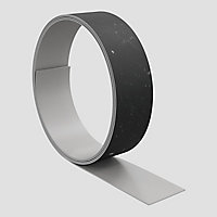 GoodHome Kala Stone effect Black Worktop edging tape, (L)3m (W)42mm