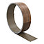 GoodHome KALA Walnut effect Brown Worktop edging strip, (L)3m (W)42mm