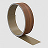 GoodHome Kala Wood effect Dark wood Worktop edging tape, (L)3m (W)40mm