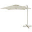 GoodHome Kalanga (W) 2.5m (H) 2.35m Sand Overhanging parasol