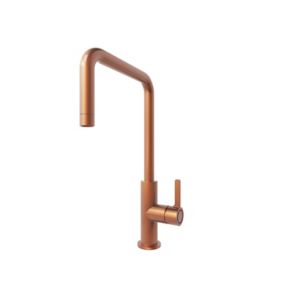GoodHome Kamut Copper effect Kitchen Side lever Tap