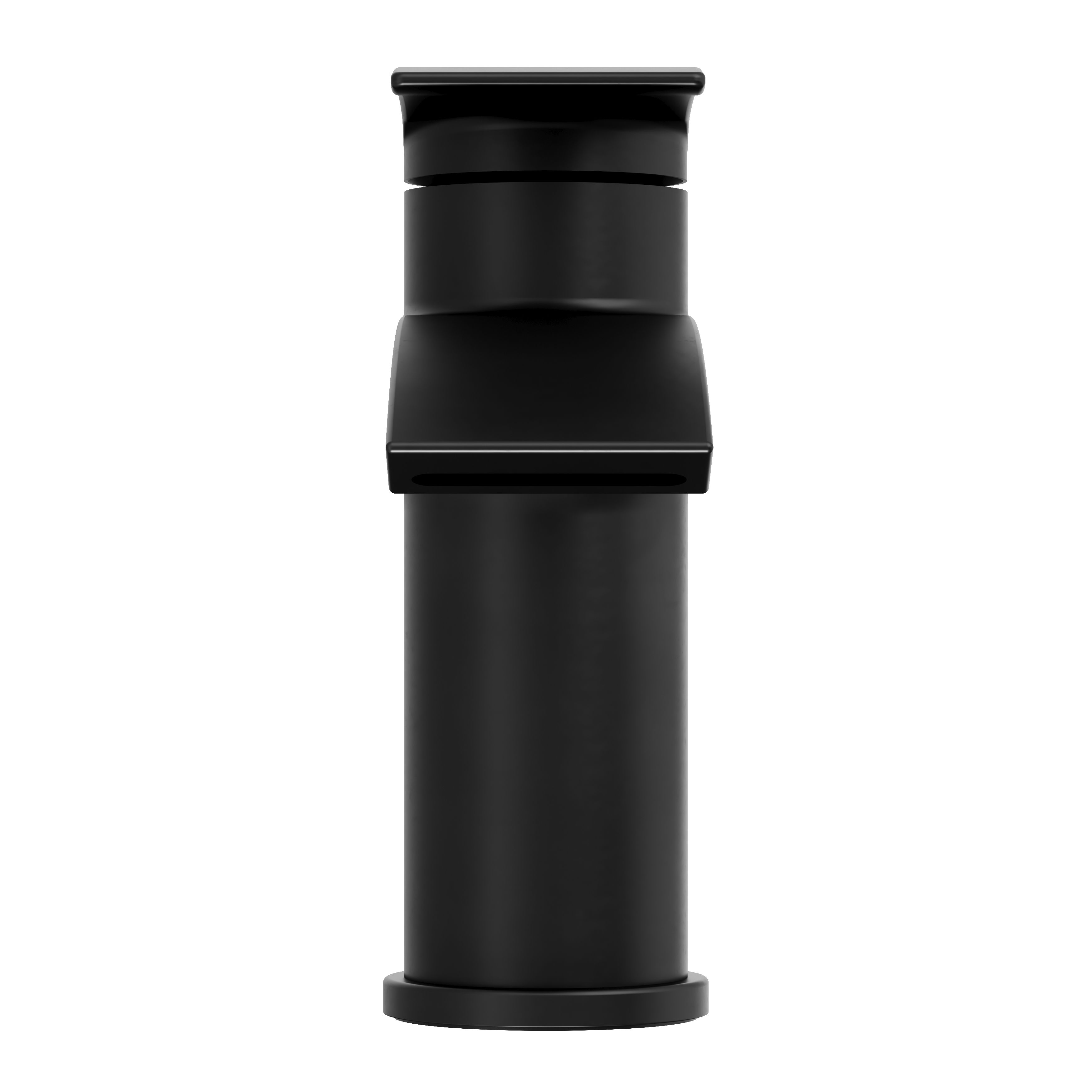GoodHome Kariya Medium Matt Black Basin Mixer Tap