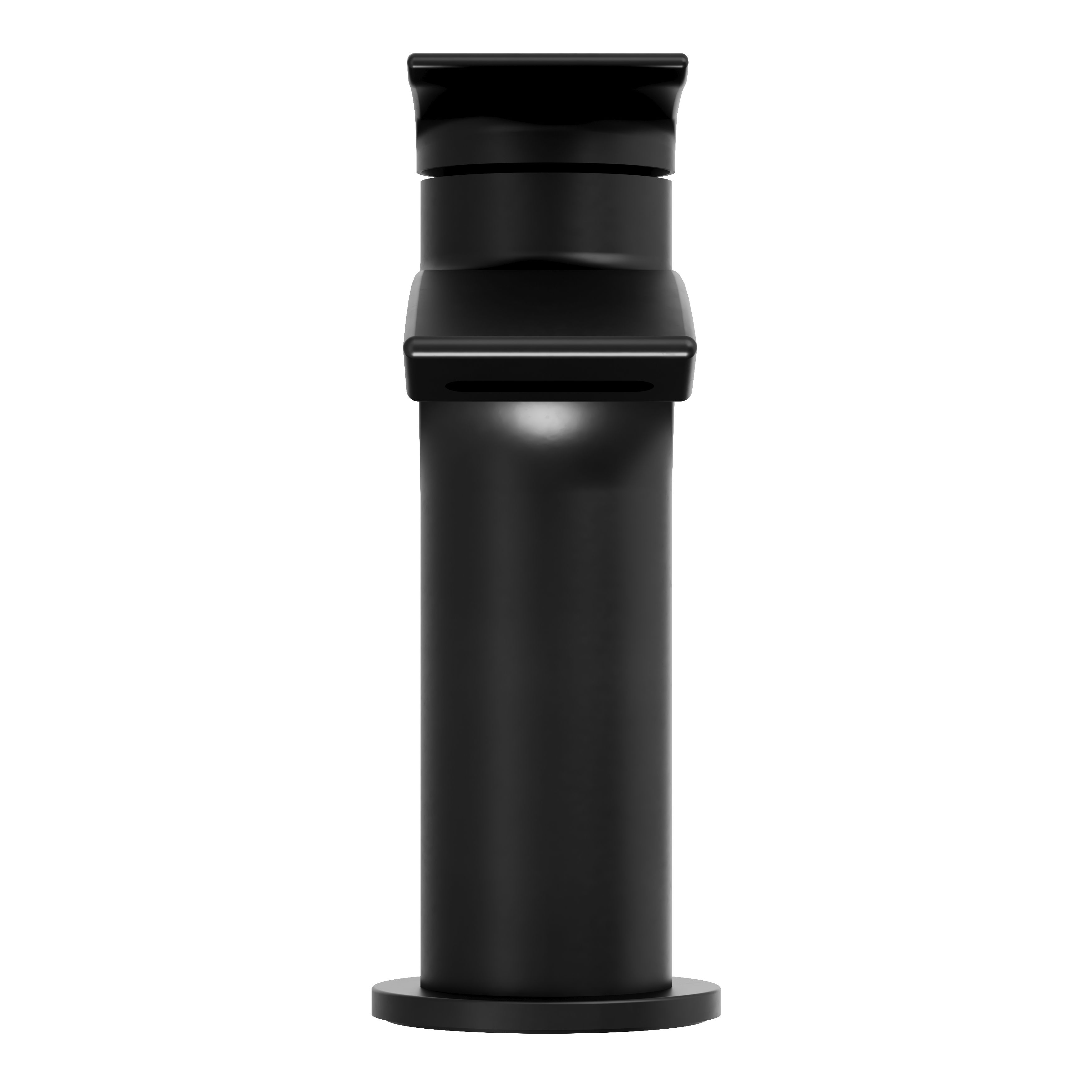 GoodHome Kariya Mini Matt Black Manual Basin Mixer Tap