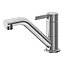 GoodHome Kawa Stainless steel effect Kitchen Top lever Tap