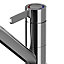 GoodHome Kawa Stainless steel effect Kitchen Top lever Tap