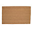 GoodHome Kebir Natural Scraper mat, 45cm x 75cm