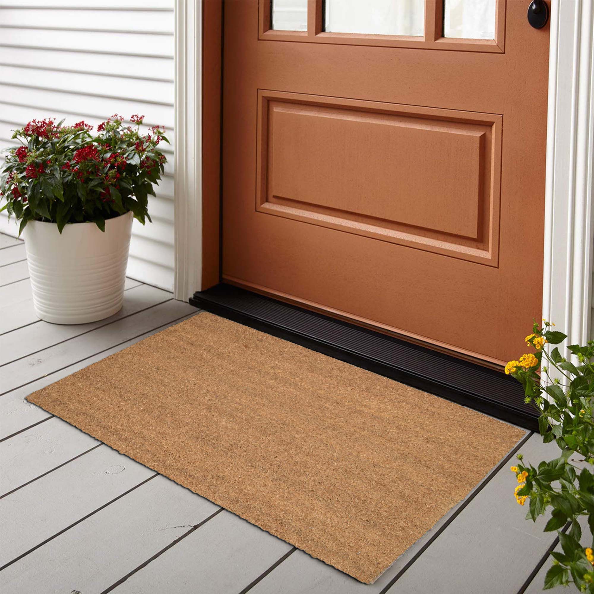 DOTS ABSTRACT TERRACOTTA Indoor Door Mat By Kavka Designs - Bed Bath &  Beyond - 31888685