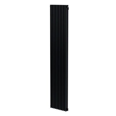 GoodHome Kensal Anthracite Vertical Designer Radiator, (W)368mm x (H)1800mm